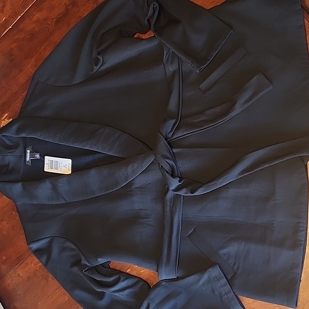 NWT Torrid Knit Tie Waist Blazer